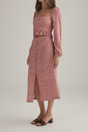 Jalda Top Pink Floral