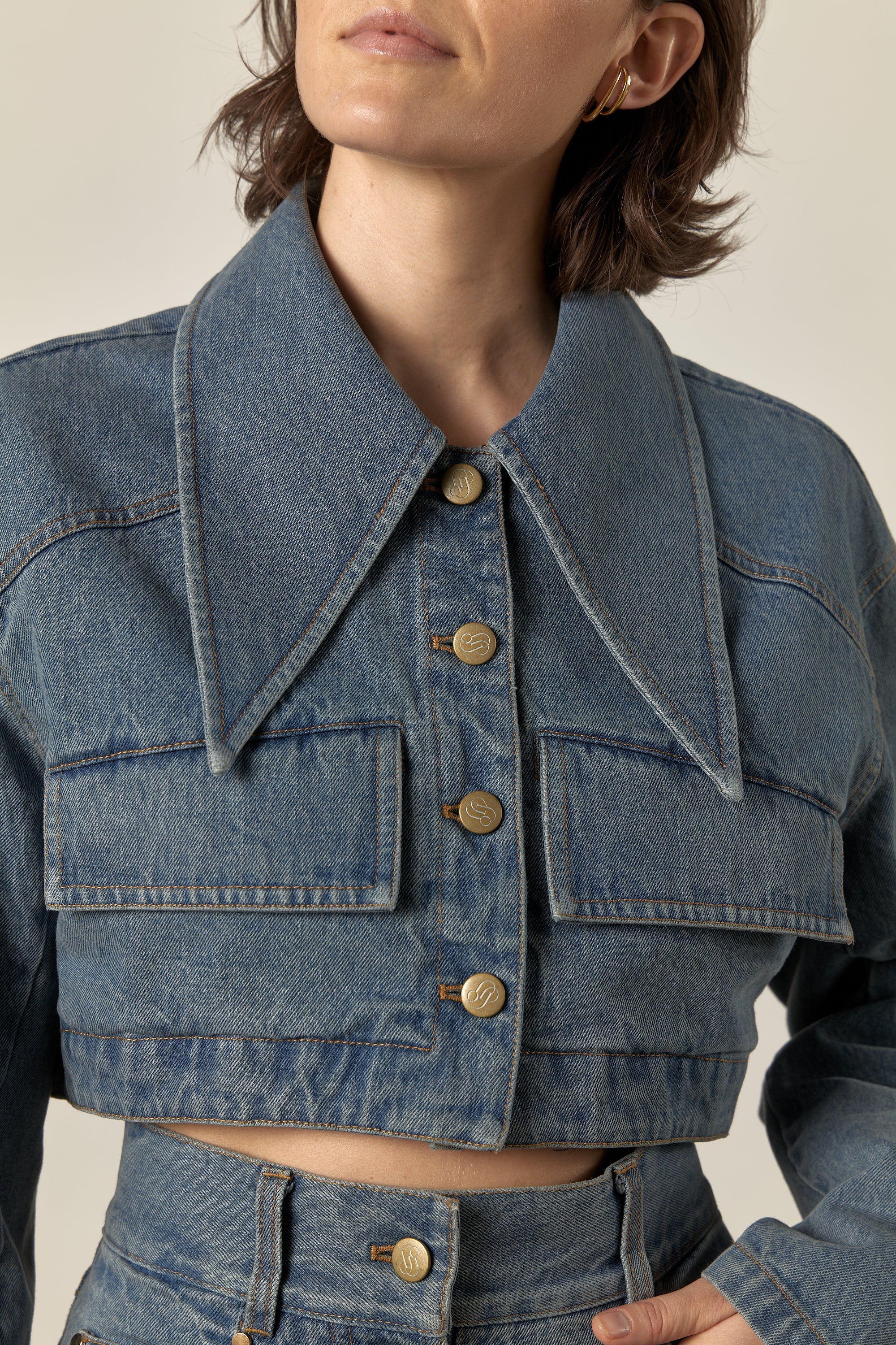 Alleta Denim Jacket | Blue Wash