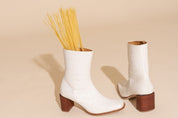 Ortona Boot White Croc