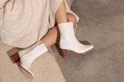 Ortona Boot White Croc