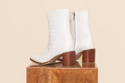 Ortona Boot White Croc