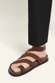 The Lyon Sandal Mocha Suede