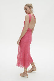 Magnolia Dress Fuchsia Daisy