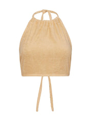 IL PASO HALTER TOP ALMOND