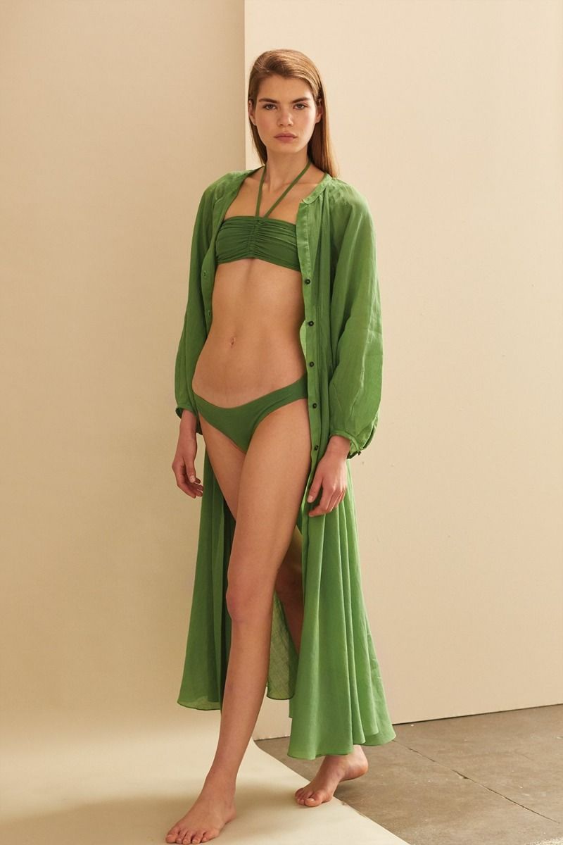 Millicent Halter-Neck Bikini top Kelly Green