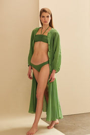 Millicent Halter-Neck Bikini top Kelly Green