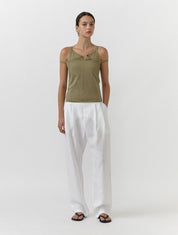 Mirror Layered Tank - Sage