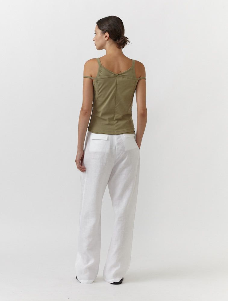 Mirror Layered Tank - Sage