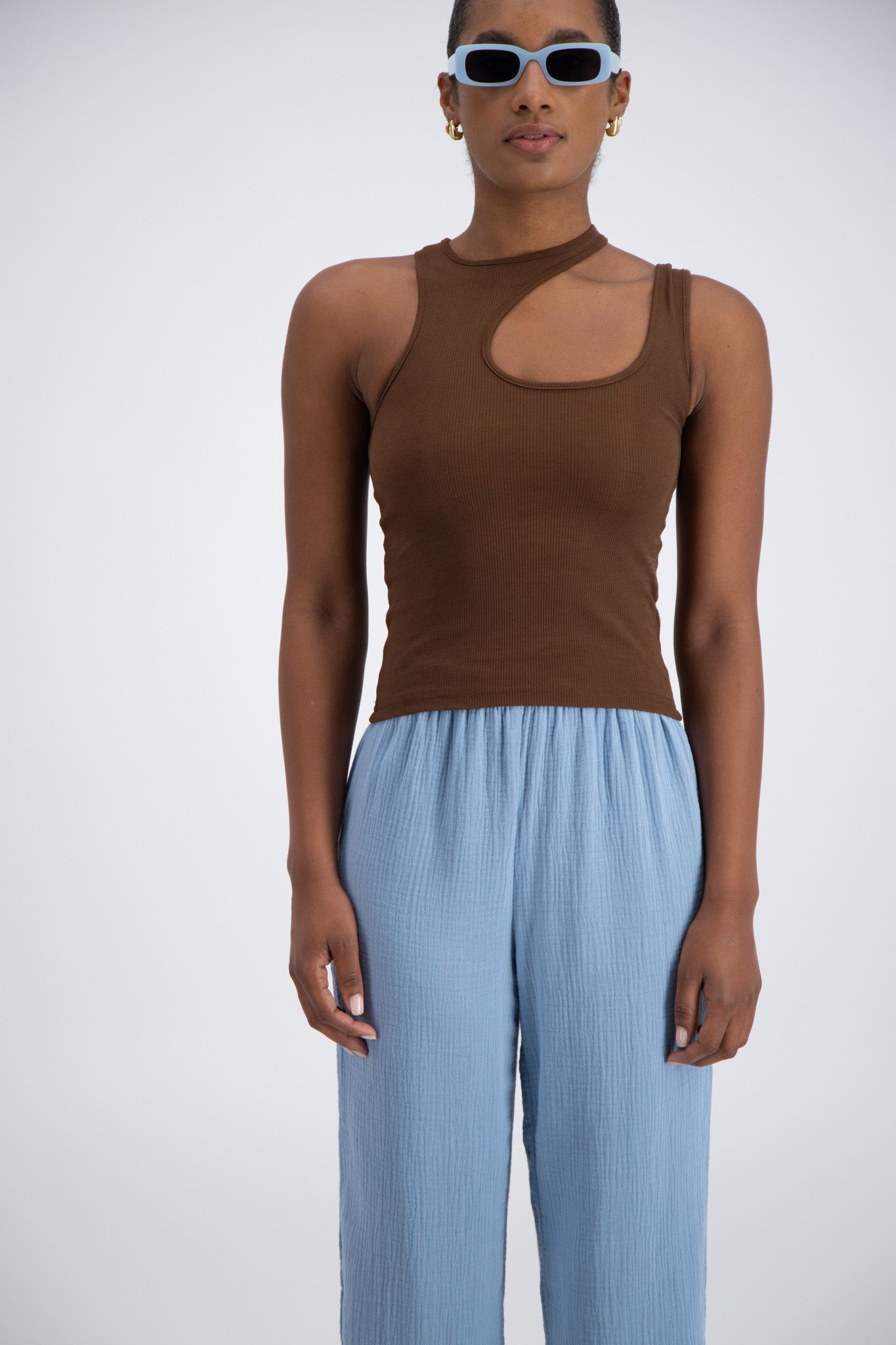 Citara Tank Brown