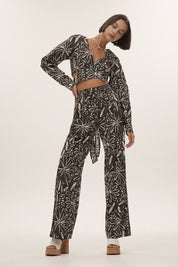 Monterey Pant Black Botanic