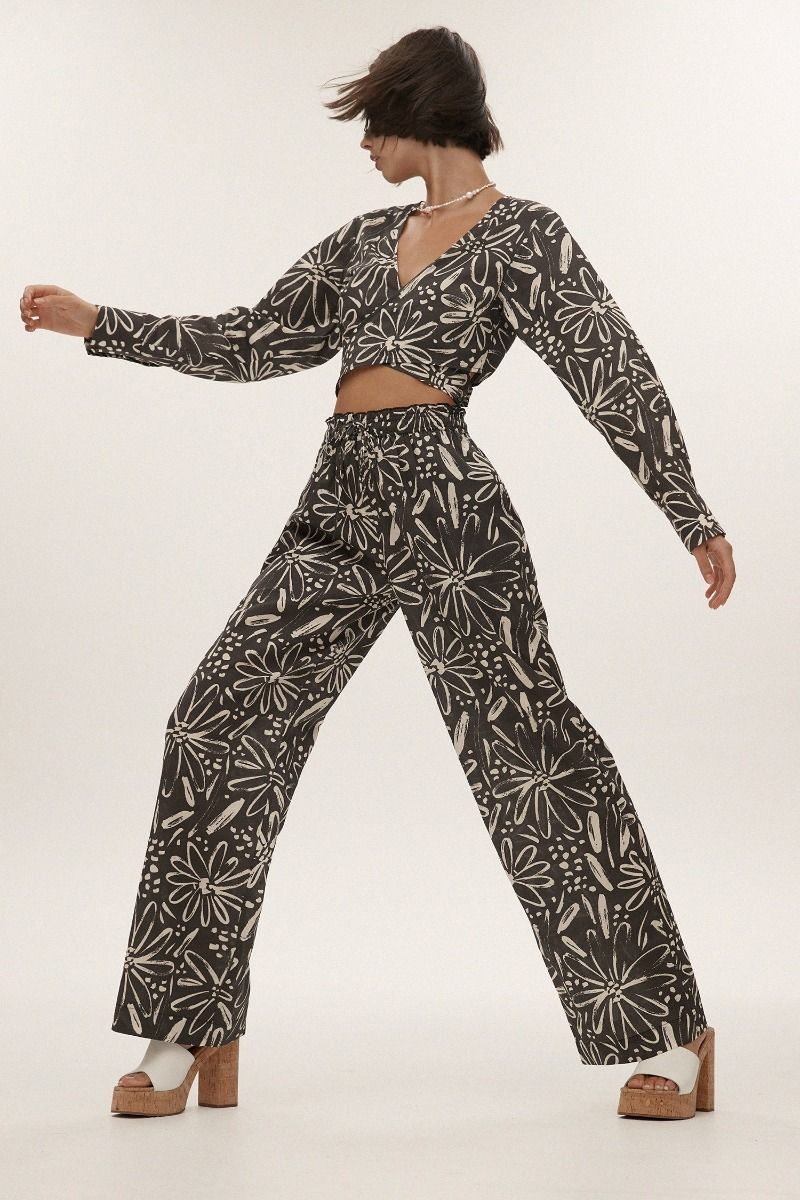 Monterey Pant Black Botanic