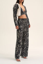Monterey Pant Black Botanic