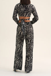 Monterey Pant Black Botanic