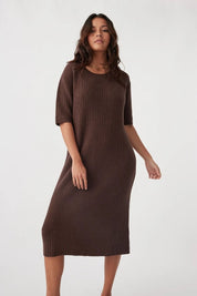 Adaline Dress - Chocolate