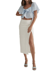 Mya Skirt White