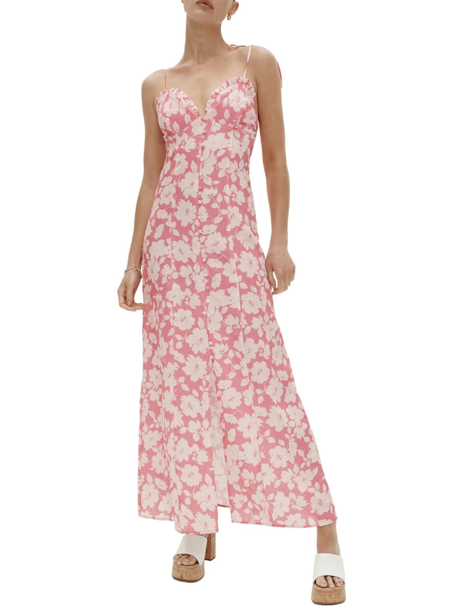 Jasmina Dress Pink Bloom