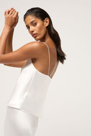 Bias Camisole - White