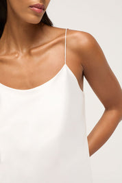 Bias Camisole - White