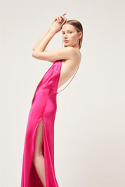 Hudson Bias Crystal Dress - Pink