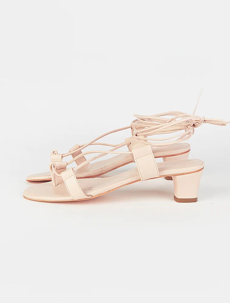 Pavone Heeled Sandal - Blush