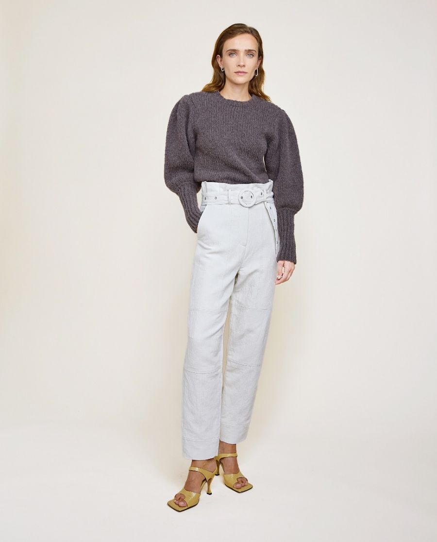 NADUA TROUSERS ECRU