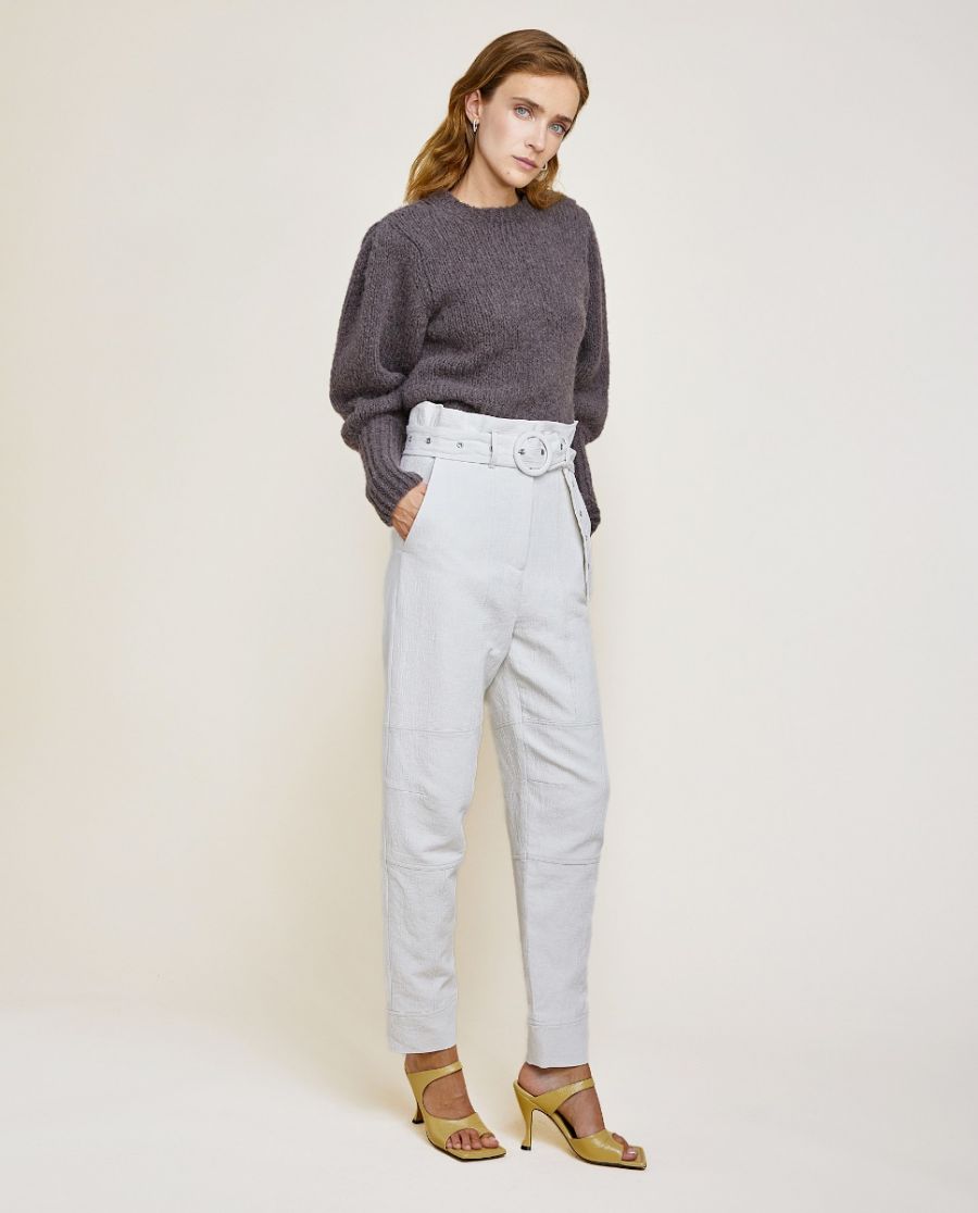 NADUA TROUSERS ECRU