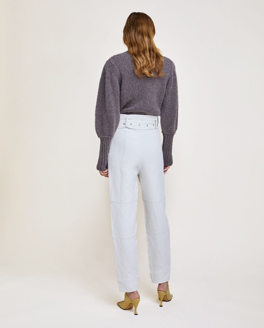 NADUA TROUSERS ECRU