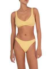 Panelled Crop Lemon