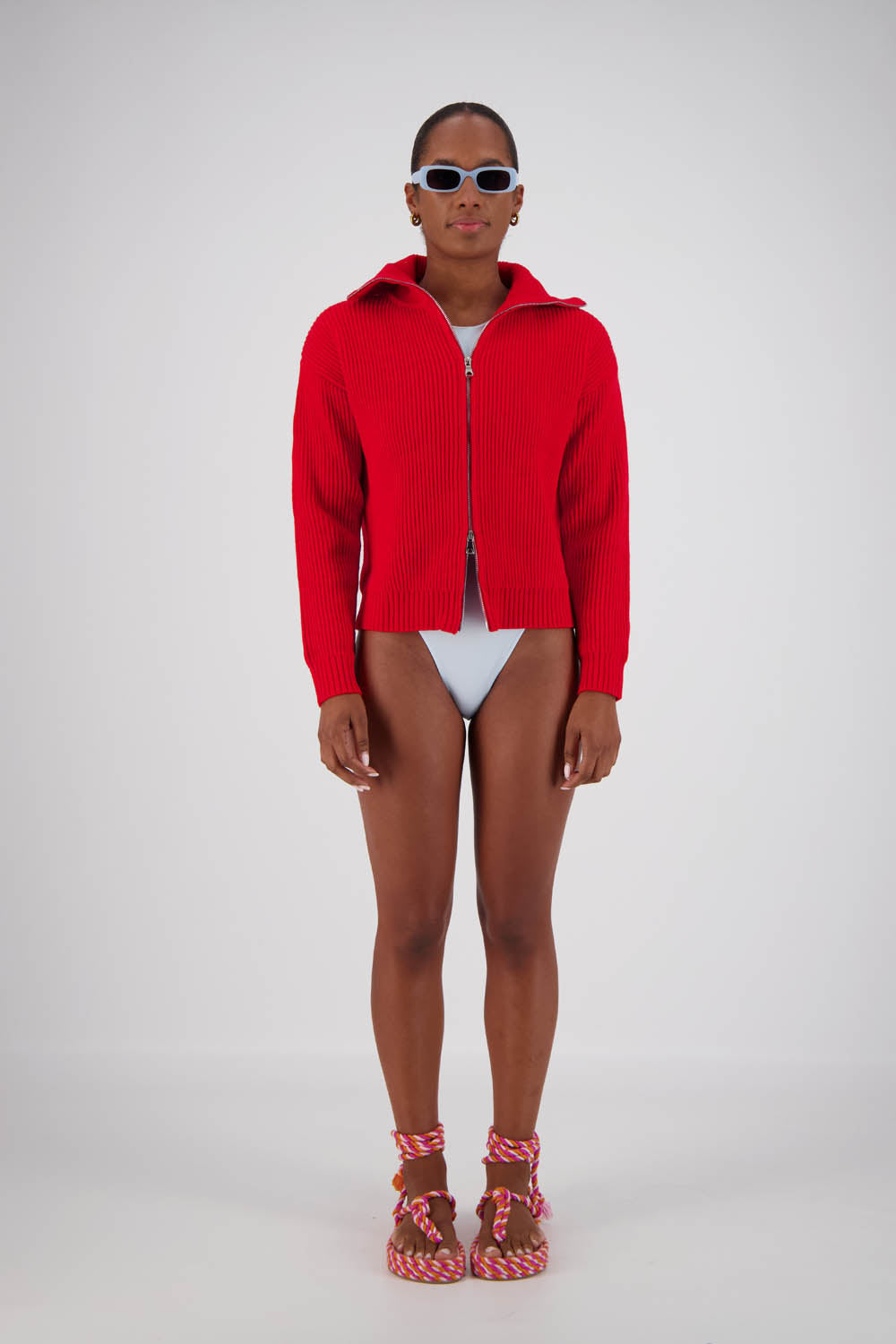 Atrani Cardigan Red
