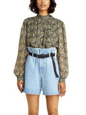 CLEMANCE BLOUSE FESTIVE SUMMER PAISLEY