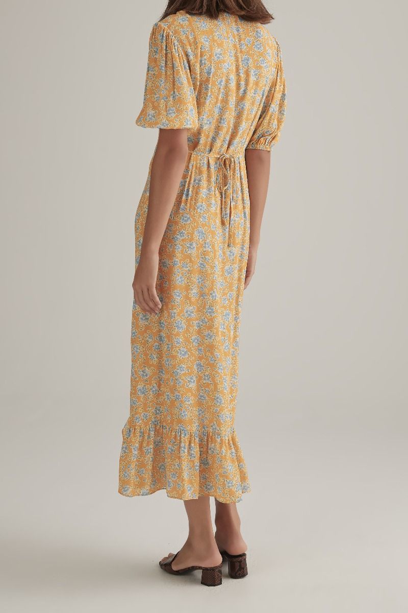 Rosalia Dress Tangelo Floral
