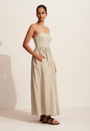 Linen Cami Dress Natural