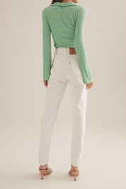 Sage Knit Top Green Apple