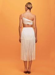 Savannah Morrow Shorts Shivani Dress Savannah Morrow Shivani Dress Ivory