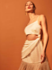 Savannah Morrow Shorts Shivani Dress Savannah Morrow Shivani Dress Ivory
