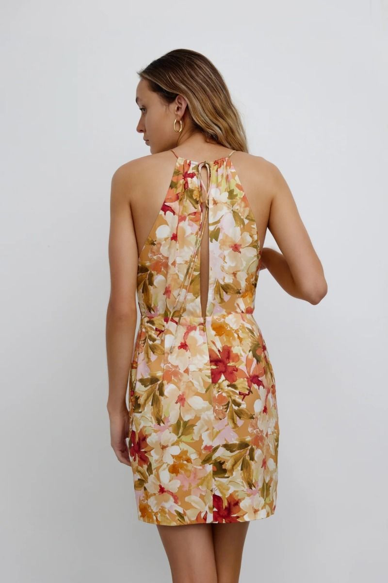 Chiara Dress Watercolour Floral