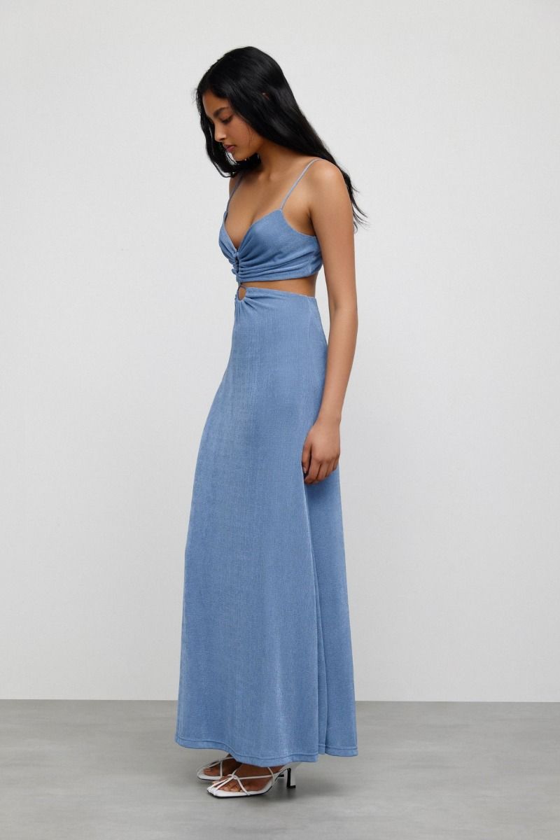 Yara Midi Dress Sky Blue