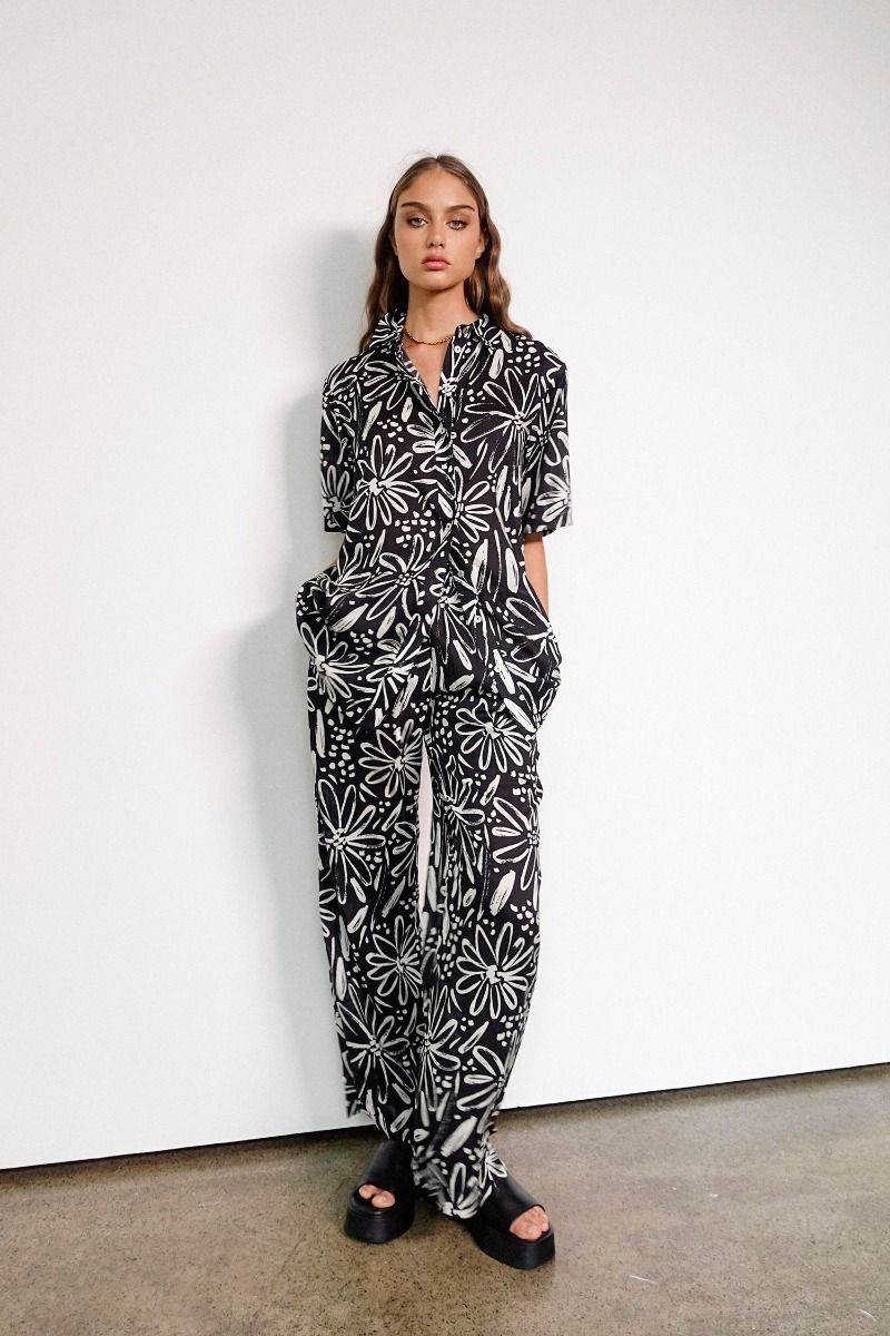 Monterey Pant Black Botanic