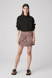 003 Skirt Pink Check
