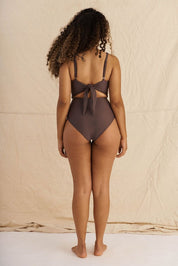 Mariposa Maillot | Dark Taupe