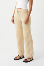 Sierra Organic Knit Pant - Oat