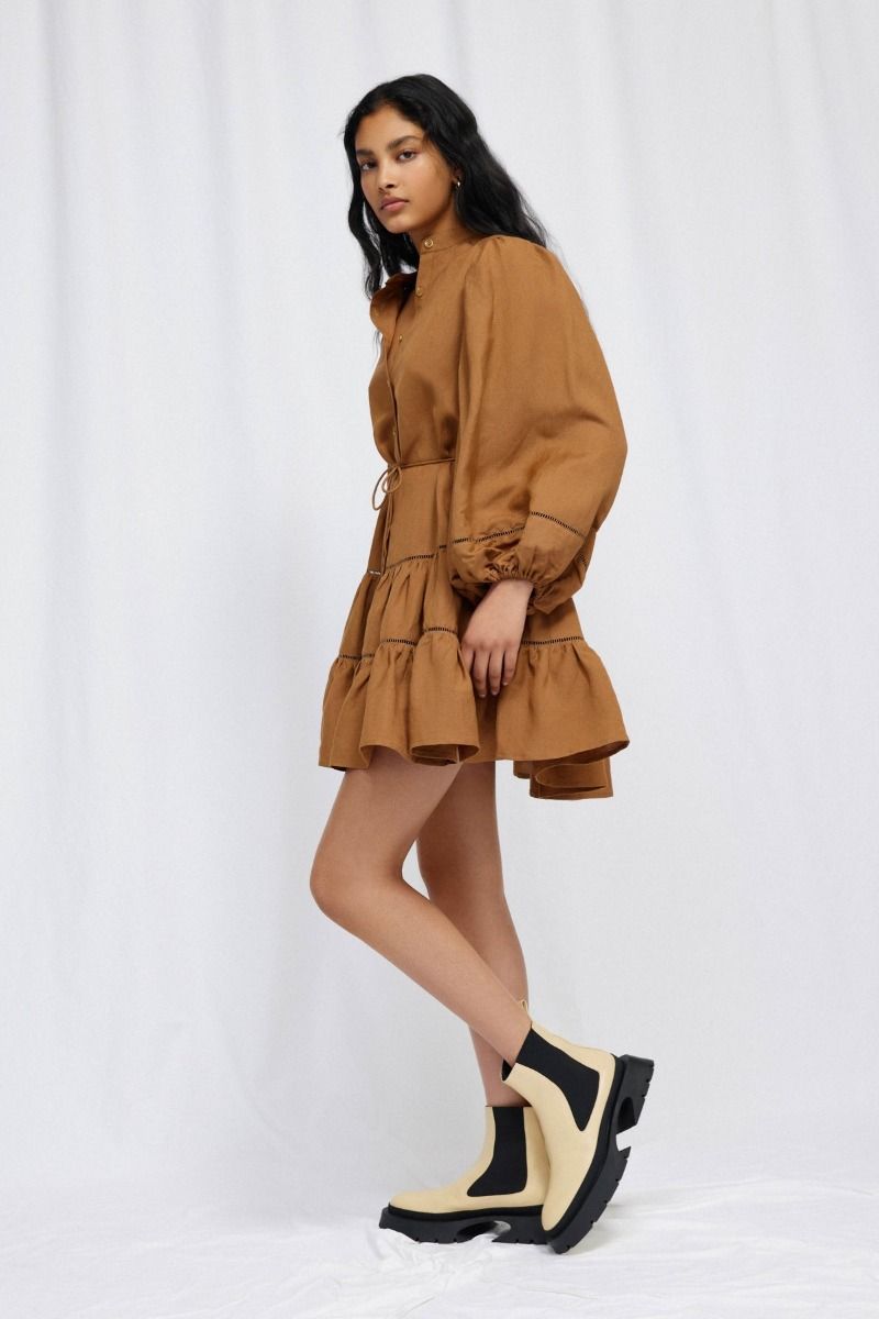 Theodora Dress Toffee