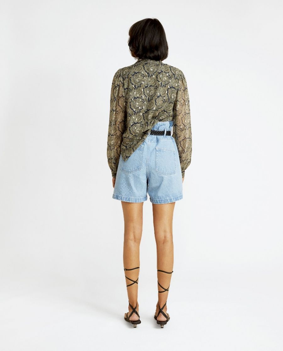CLEMANCE BLOUSE FESTIVE SUMMER PAISLEY