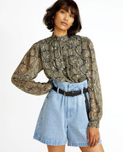 CLEMANCE BLOUSE FESTIVE SUMMER PAISLEY