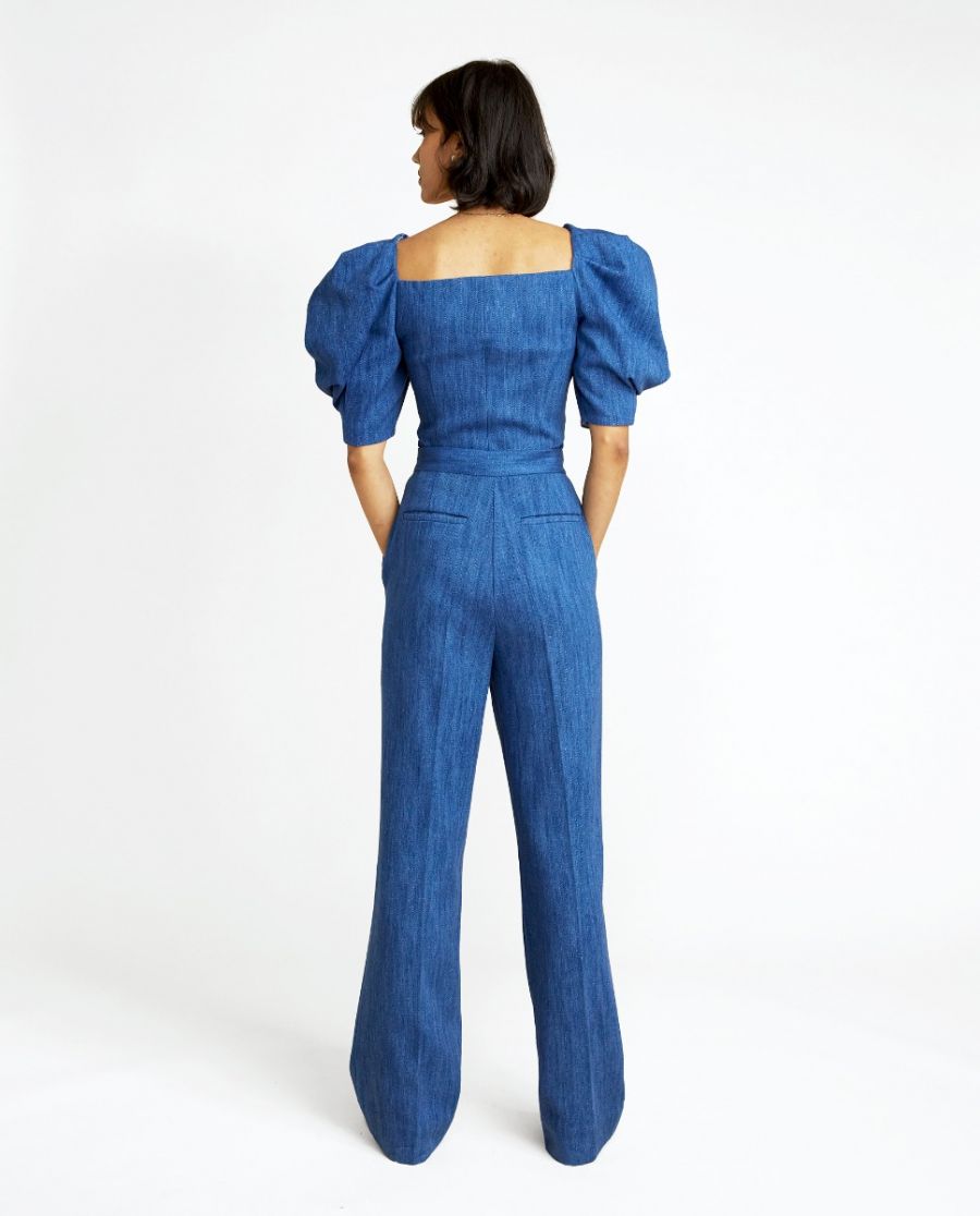 LAYLA TOP DENIM BLUE