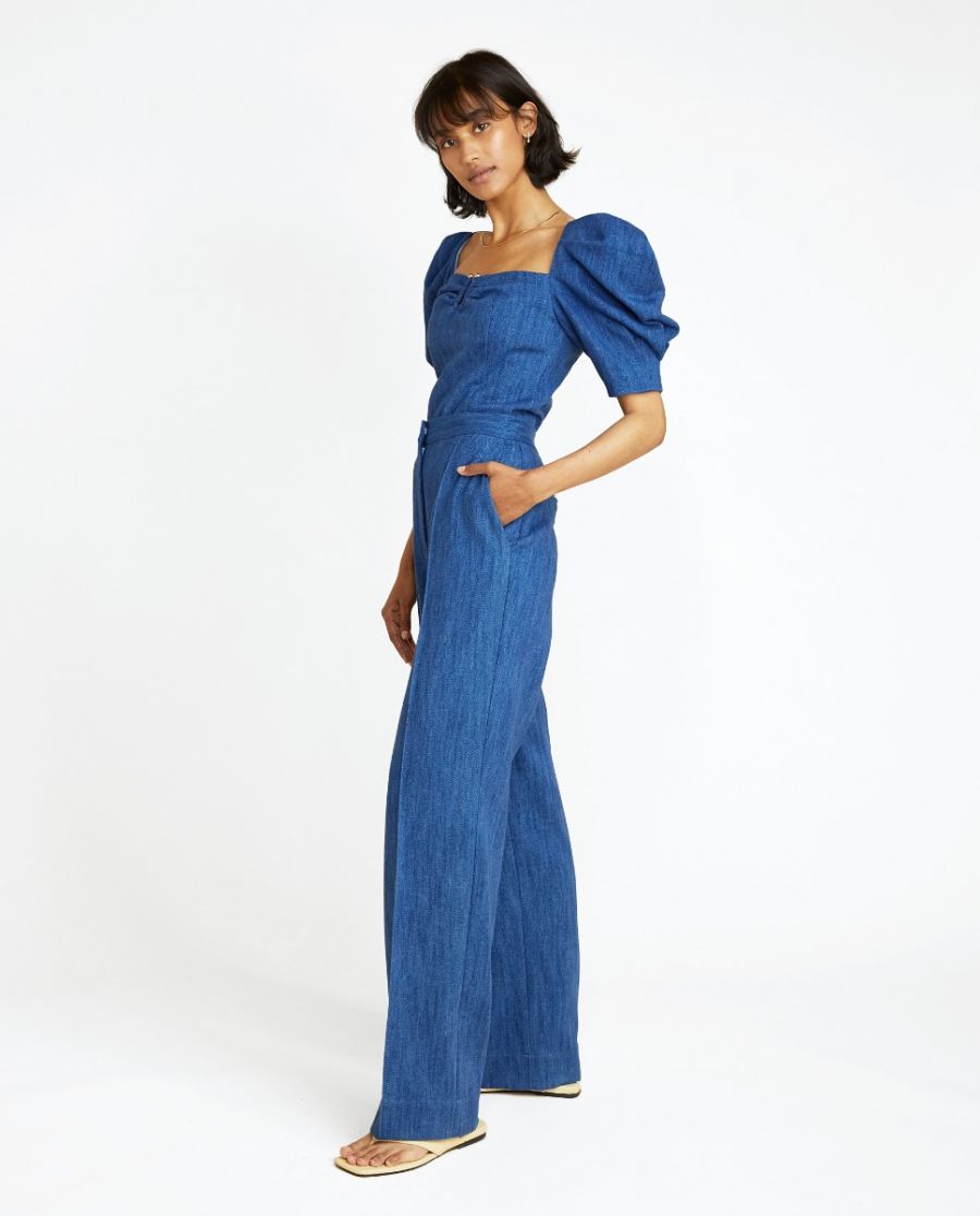 LAYLA TOP DENIM BLUE