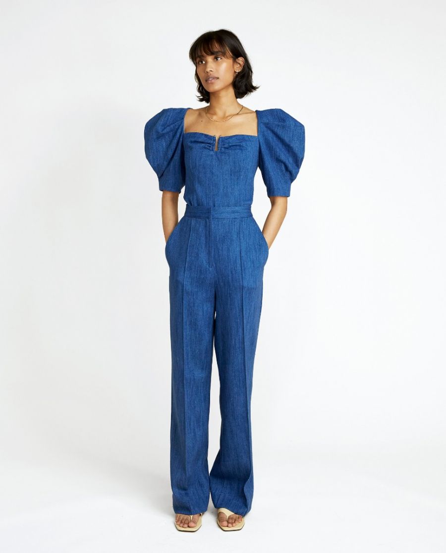 LAYLA TOP DENIM BLUE