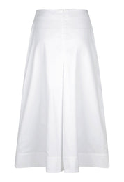 A-line pleat skirt Ivory