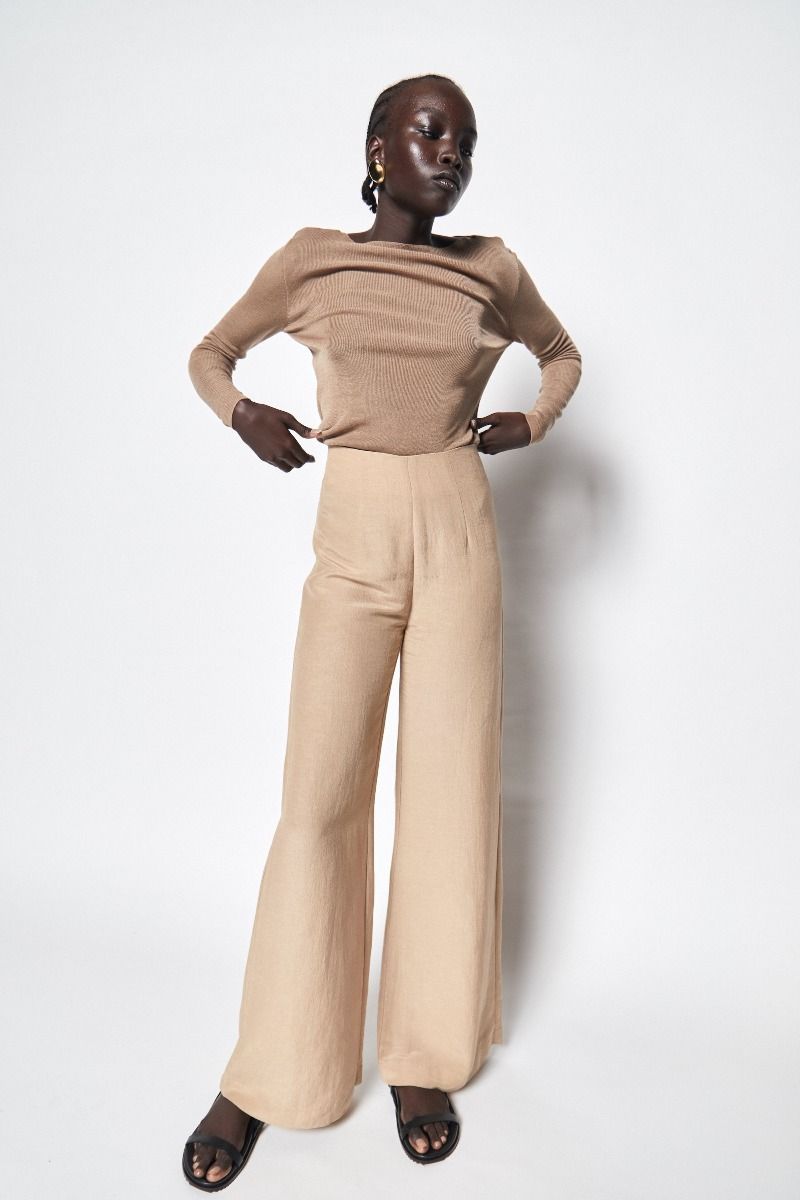 Amo Trousers - Wheat