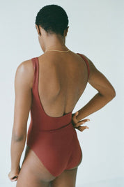 Sylph 1-Piece Swim Umber